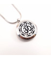 AUM (OM) Aromatherapy Locket 25mm - Earth Frequency Infused