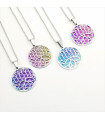 Lotus-Flower of Life Necklace - Earth Frequency Infused